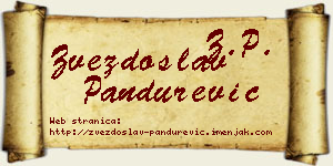 Zvezdoslav Pandurević vizit kartica